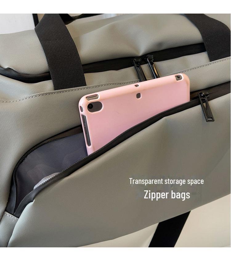 Большая вместительная дорожная сумка-тележка унисекс и сумка для фитнеса с плечевым ремнем