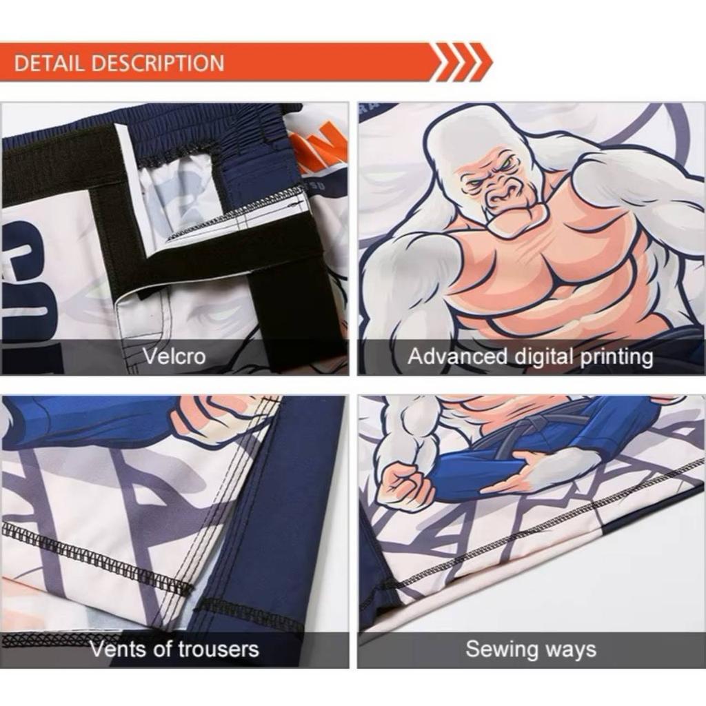 King Kong Rooster Chicken MMA Muay Thai Kick Boxing Shorts UFC Unisex Men Women Брюки Fighting Fitness Gym Training Sport Workout