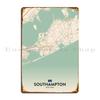 Southampton NY Metal Plaque Poster Party Club Club Personalized Painting Create Tin Sign Poster