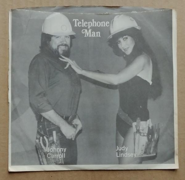 Пластинка 7 дюймов JUDY LINDSEY JOHNNY CARROLL The Telephone Man DS1116 Delta Records 1982 США Рок Б/у