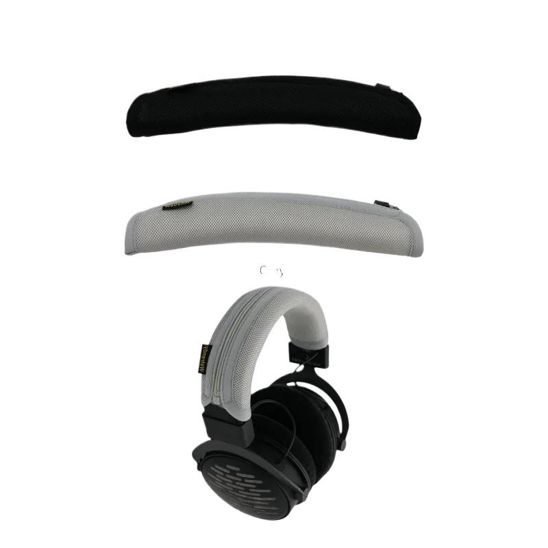 Earphone Zipper knitted fabric Headphone Head Beam Cover for Beyerdynamic DT1990 Pro headband protective cover.