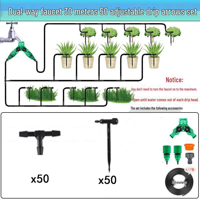 Automatic Drip Irrigation Kit for Potted Plants and Garden Flowers