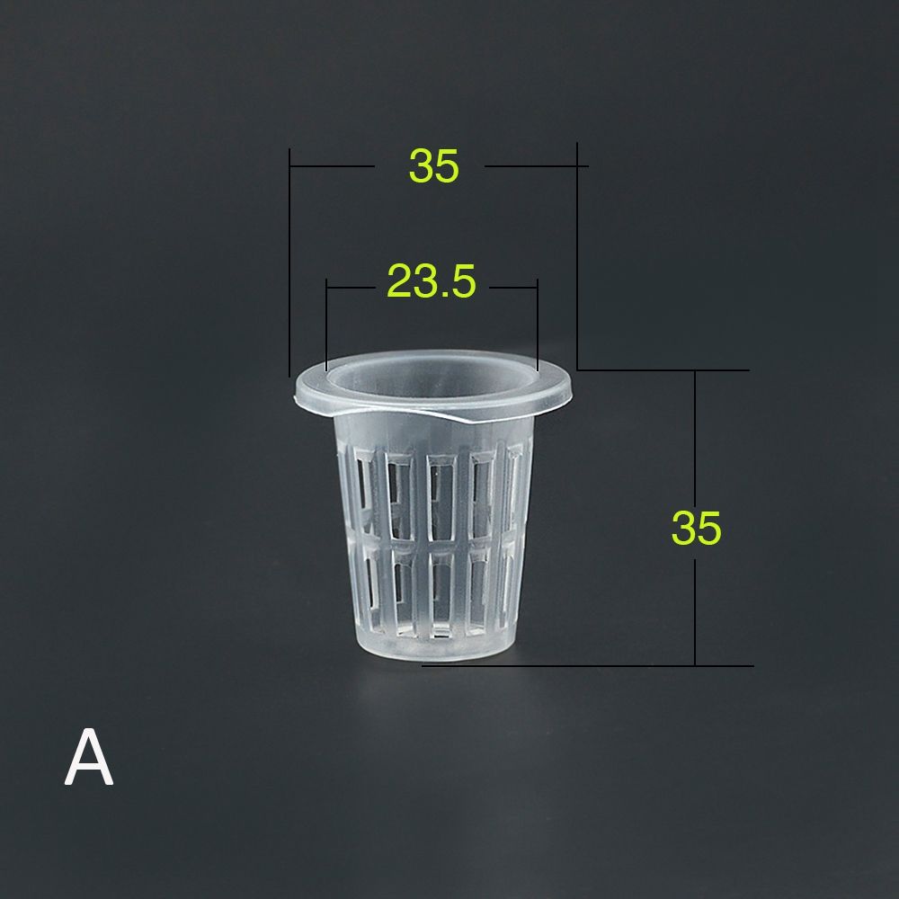 Clone Soilless Planting Grow Hydroponic Colonization Plant Basket Nursery Pots Mesh Pot Net Cup