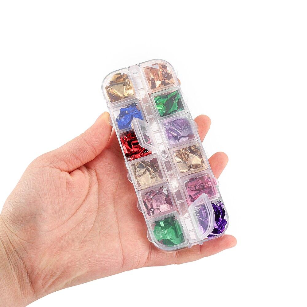 1 коробка, Золотая фольга для выпечки, декоративные хлопья сусального золота, золото, серебро, конфетти, сделай сам, дизайн ногтей, украшение, фольга, бумага, принадлежности для вечеринок