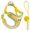 Cartoon Cat Chest Straps Big Eyes Dog Harness and Leash Set Dog Harness Vest  Four Seasons