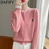 Women's Fashion Casual Fall Winter Solid Color Print Long Sleeve O-Neck Sweaters