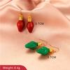 Christmas Ornaments Creative Christmas Tree Earrings Simple Snowman Bell Earrings Female