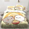 3d Printing Cartoon Bubu Dudu Bedding Set Three-piece Set Anime Adult Kid Bedroom Duvet Cover Sets Home Textiles Birthday Gifts