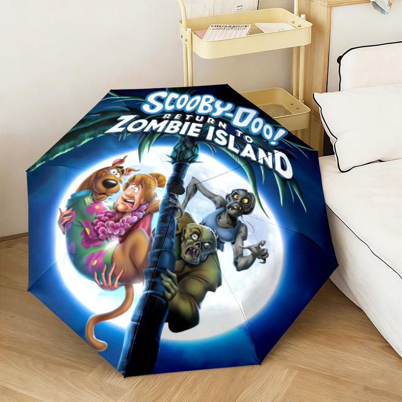 Halloween fantasy comedy adventure cartoon movie Scooby-Doo umbrella is suitable for all seasons, including home travel and outdoor activities Y3