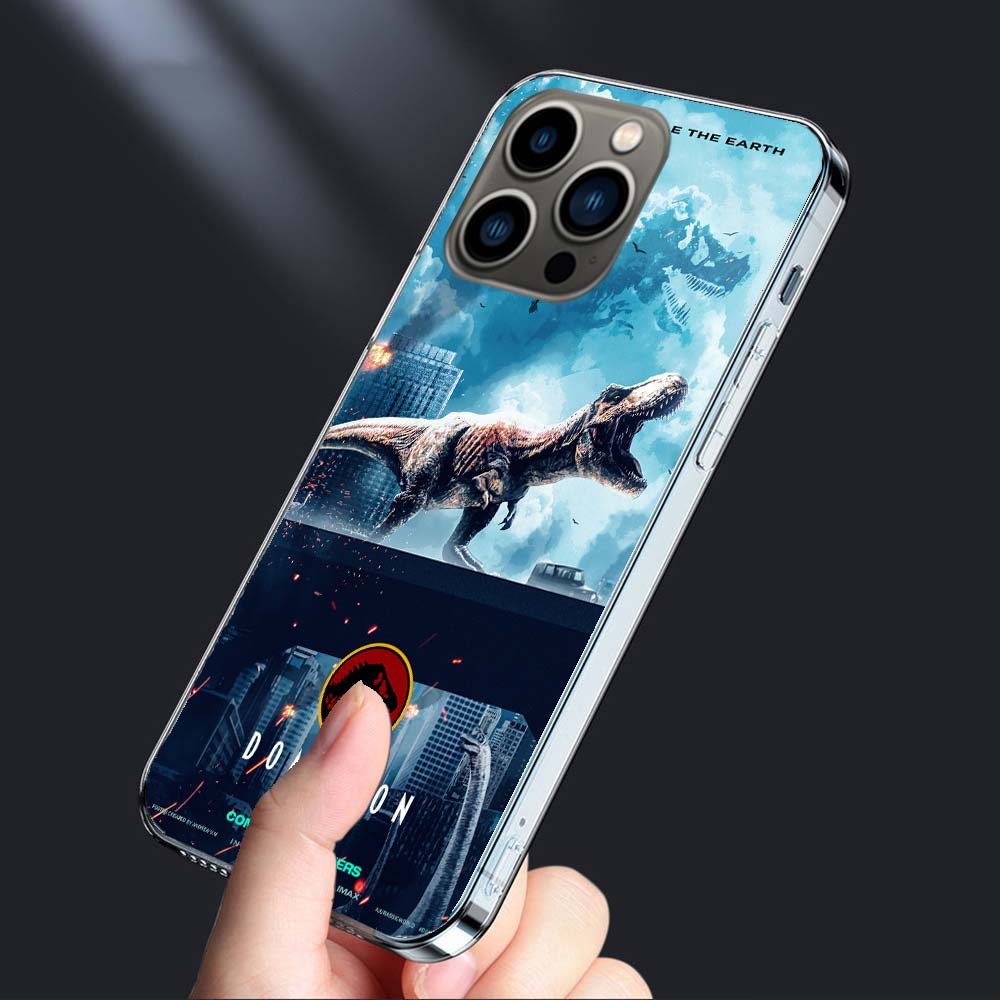 Чехол для телефона Новый Мир Парк Юрского Периода Для Iphone 16E 15 Pro 14 Plus 17E 16 17 Pro Max Air 11 12 13 Mini Ударопрочный Capa Милый Cov
