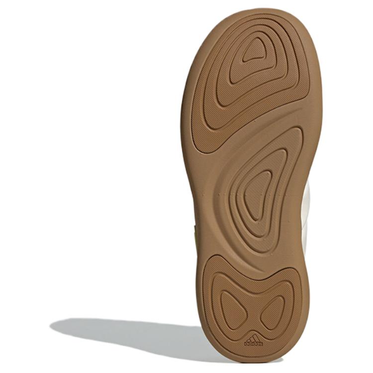 adidas Adipuff Нескользящие Износостойкие Низкие Повседневные Кроссовки Унисекс Белый Зеленый Коричневый JP7711