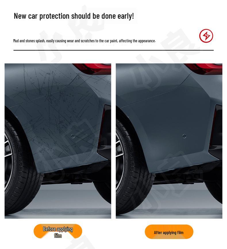 AITO M7 Pre-Cut Invisible TPU Protective Film for Front and Rear Bumpers