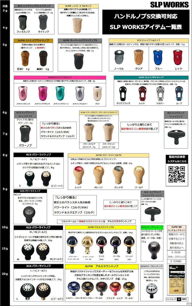 Daiwa SLP WORKS (Daiwa SLP Works) Handle Knob SLPW I Type Non-Coated Cork Knob For Spinning, Bait, Both Axis A011 Reel