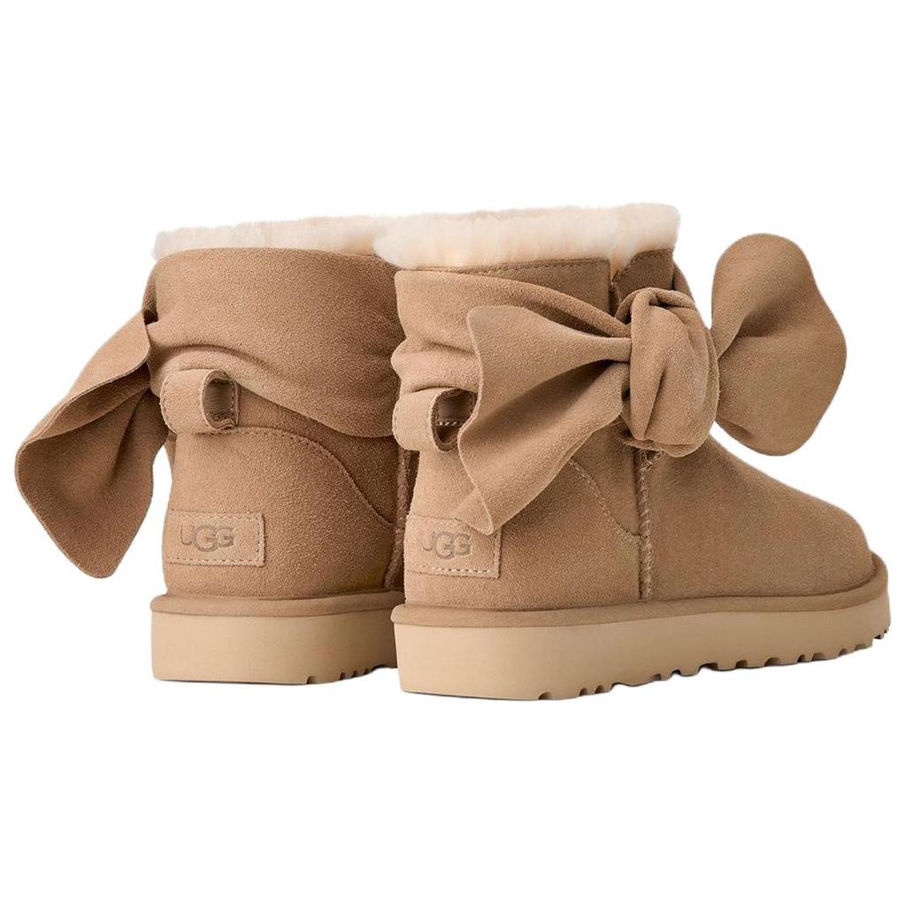 UGG Классические мини-босоножки с бантом, женские кроссовки, цвет загара 1176310-SAN