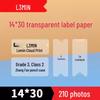 Small Roll Colored D30 Label Printing Paper, L12*40, L11P11P15 Stickers