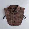 Formal False Collar Women Embroidery Faux Col Half Shirt Blouse Fake Collars Sweater Shirt Detachable Collars Accessories