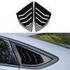 1 Pair Car Rear Side Vent Glass Louver Covers Shutter Cover For Ford For Mondeo For Fusion 2013-2021 Door Glass Louvers Cover