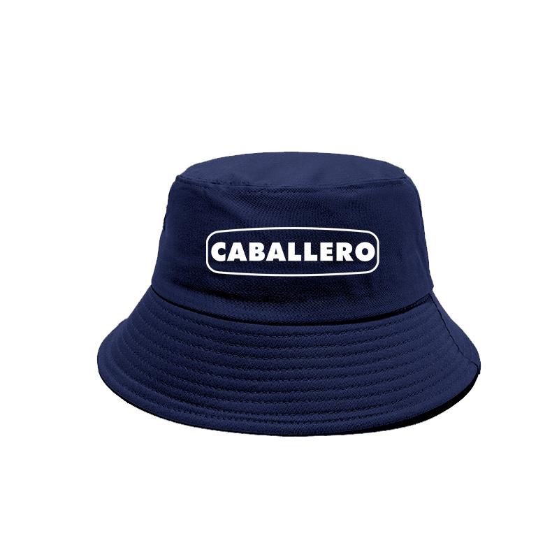Caballero Bucket Hat Cap Unisex Women Unisex Panama Cap Outdoor Summer Cotton Caballero Motorcycle Bob Caps MZ