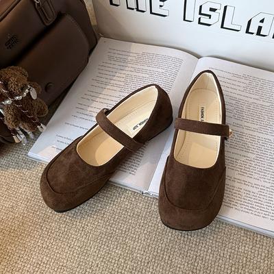 Низкий каблук с круглым носком балетки однотонные без застежек 2025 горячая распродажа женская обувь балетки с неглубокой модой новинка балетки Sapatos Baixos