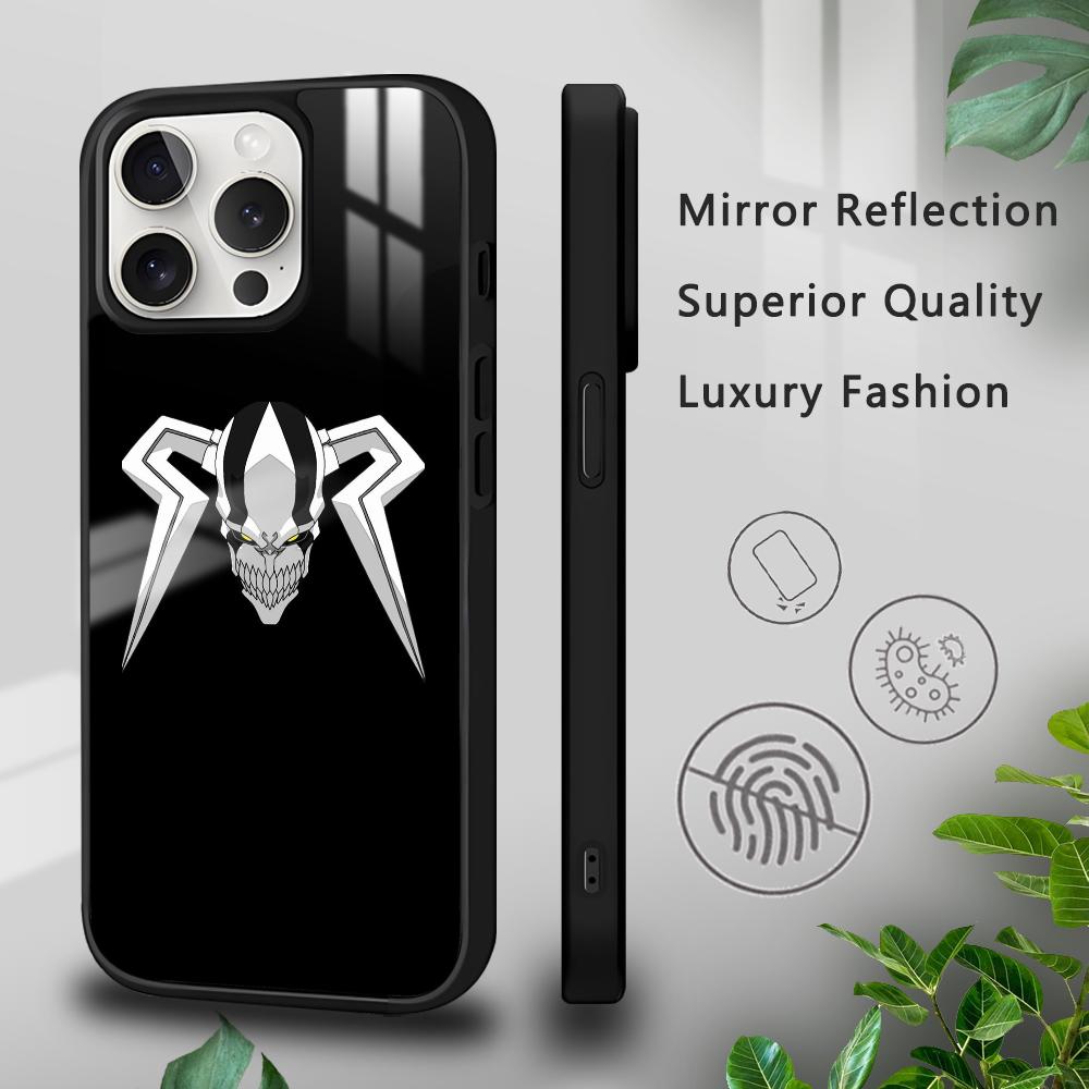 Аниме Куросаки Ичиго B-Bleach Чехол для телефона для iPhone 16 15 14 13 12 11 Pro Xs Max Mini Plus Celulares Жесткий Funda