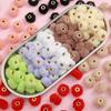 2 см перфорированные корейские бусины из кроличьей шерсти для самодельных украшений: Серьги, ожерелья, браслеты