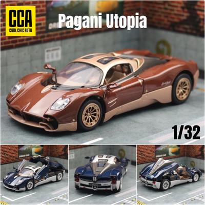 Новый 1:32 Pagani Utopia Alloy Sports Car Model Diecasts Metal Racing Car Vehicles Model Simulation Sound and Light Children Toy Gift
