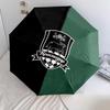 FC Krasnodar pattern, automatic folding umbrella, portable and foldable design, 8 ribs, a Christmas or birthday gift.