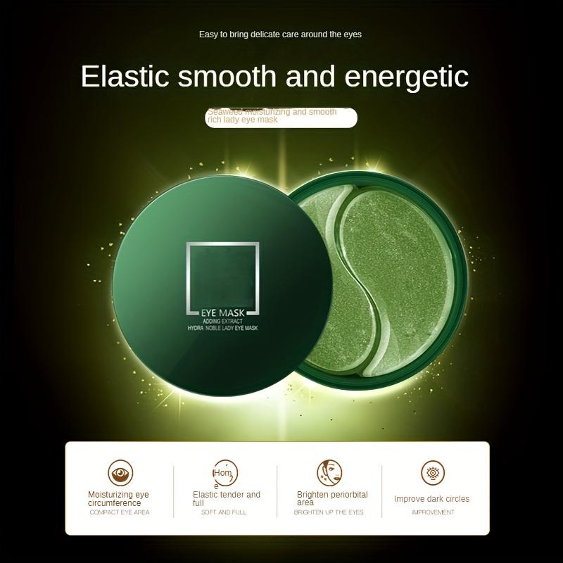 Морские водоросли Яркие глаза Мягкая женская маска для глаз Увлажняющие увлажняющие Нежные увлажняющие патчи для глаз Улучшают темные круги под глазами Патчи для глаз