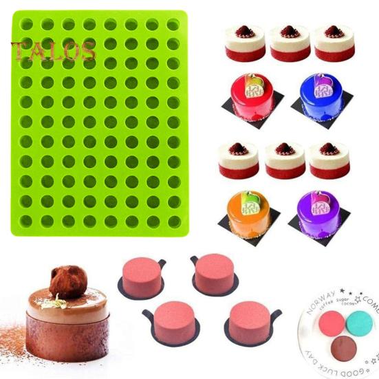 88 Cavity Cylinder Gummy Candy Silicone Mold Easy To Clean Non-stick Chocolate Truffles Mold Snacks Pralines Jelly Caramel Mold