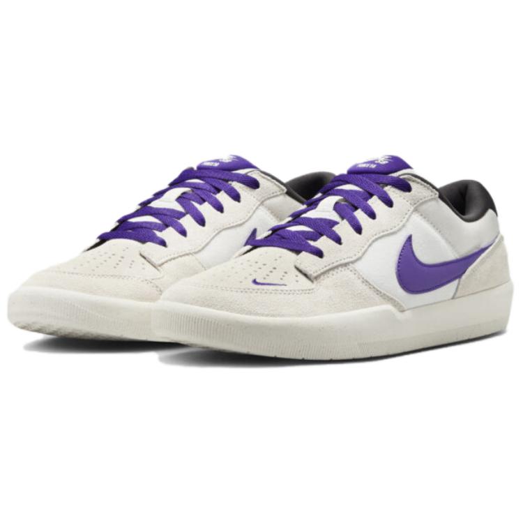 Nike Sb Force 58 Phantom Summit White Dark Smoke Grey Court Purple Skateboard Shoes DV5477-006