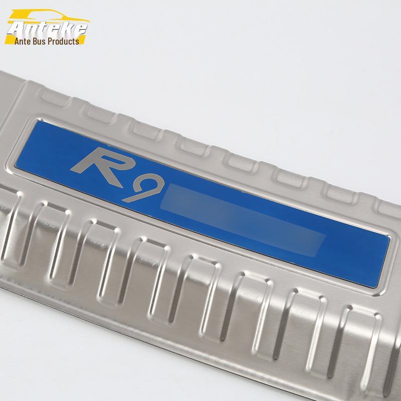 2019 Senya R9 Rear Guard Plate Bright Piece - Tailgate Trunk Protection Stainless Steel Pedal
