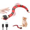 Smart Sensing Snake Toys, Electric Snake Toy, USB Charging Rechargeable Fake Snake Toys Christmas Tricky Prank Props for Kids Pet Play Toy
