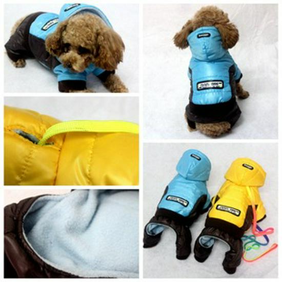 Reflective Large Breed Dog Rain Poncho - Waterproof & Windproof Hooded Raincoat