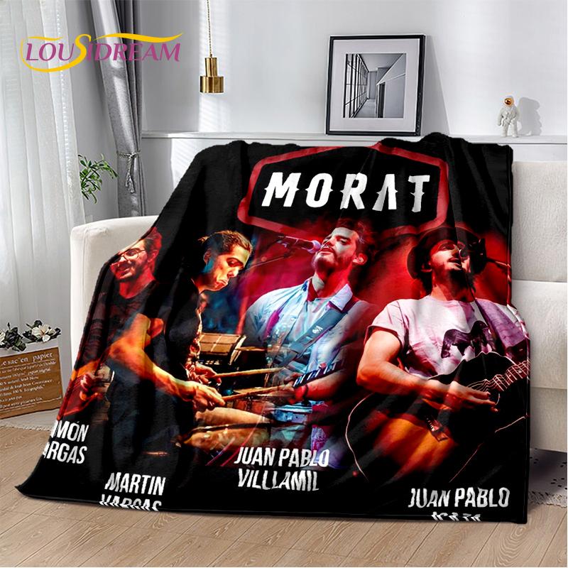 Плед Музыкальная группа Morat 29 стилей Исаза Вилламил Певец, Мягкий плед для дома Спальни Кровати Дивана Пикника Путешествия Офиса Покрытие