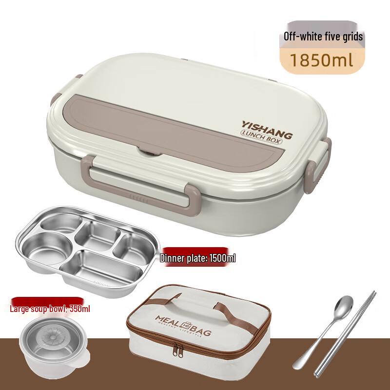Изолированный ланч-бокс Bento из нержавеющей стали 304, безопасный для микроволновой печи
