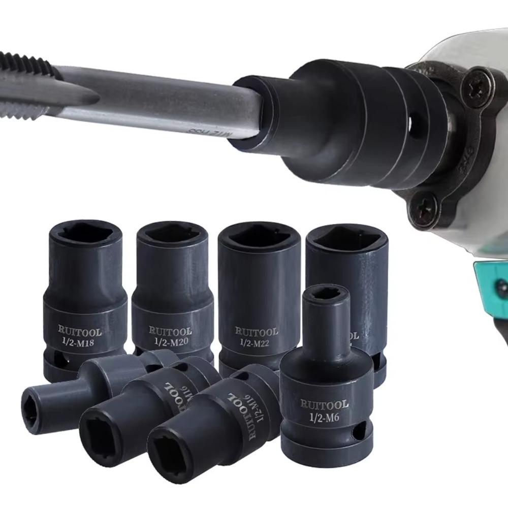 Быстросменные резьбовые метчики 1/2 "квадратное отверстие конический гнездо машинный держатель метчика для пневматического гайковерта