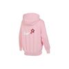 Nike SS24 Свитшот с капюшоном и длинными рукавами с принтом для женщин, топы, розовый HF1135-631