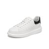 McQueen Little White Shoes Men's and Women's Summer New Leather Platform Leather Little White Shoes Men's Casual Sports Shoes Men's