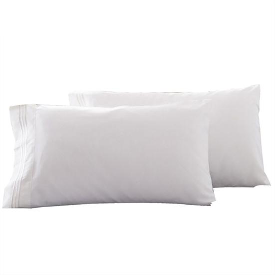 2 шт. King Queen стильный сплошной цвет кровать наволочка наволочка декор для спальни