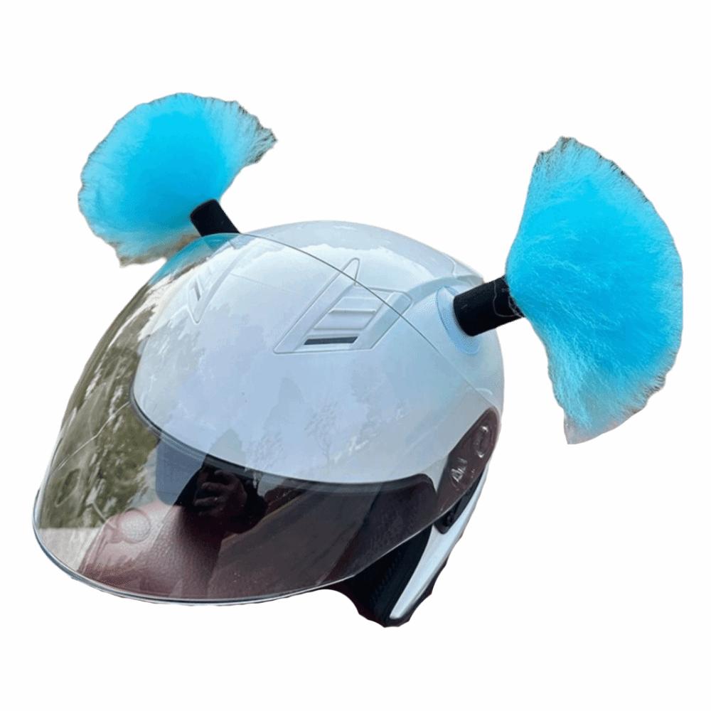 2Pcs/Set Self-adhesive Motorcycle Helmet Braids for Moto Cycling Skiing