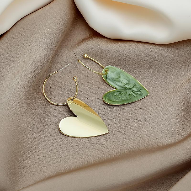 Colorful Candy Heart Earrings for Summer Style, Unique Design Cute Earrings