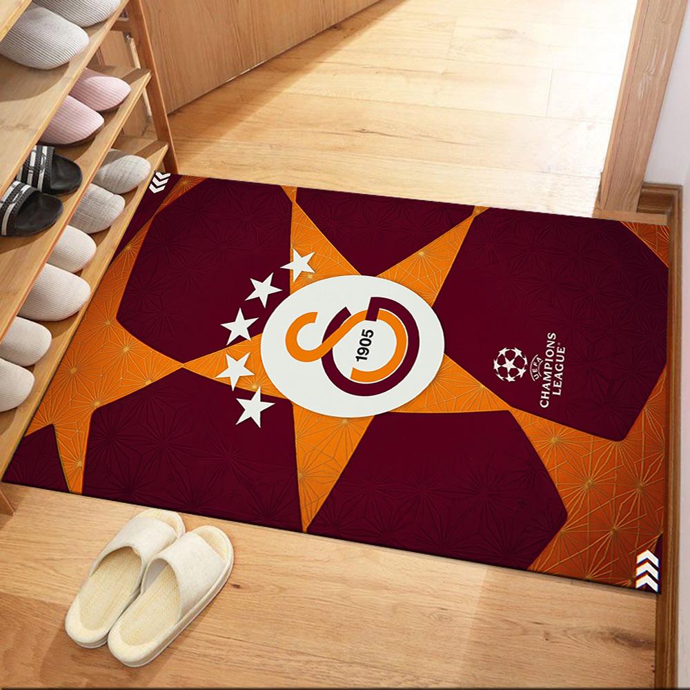 Galatasaray 63 Floor Rug Office Rug Design for Bedrooms Hallway Study room Balcony Anti-slip Rug Anime Office Decor Best for Christmas