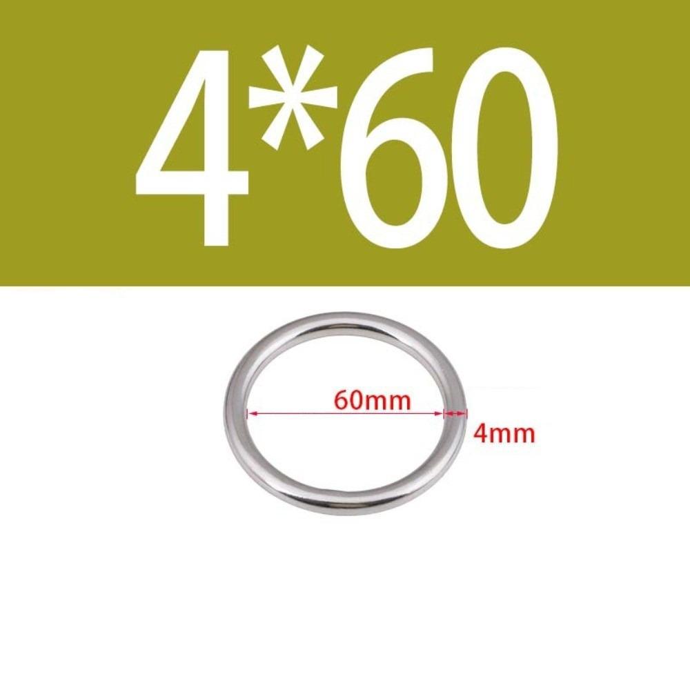 M4 M8 Yoga Hanging Rings Anti Corrosion O Rings Load Bearing Stainless Steel Rings Yoga Training