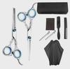 Набор парикмахерских ножниц из нержавеющей стали: Филировочные, плоские ножницы, зубные ножницы для взрослых