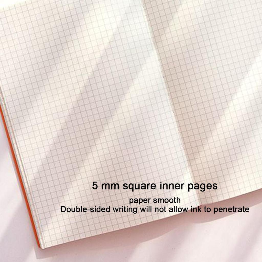 Записная книжка из кожи формата А5, страницы в сетку, дневник студента, журнал путешествий, книга записей встреч, персонализированный блокнот, 132 листа, 264 страницы