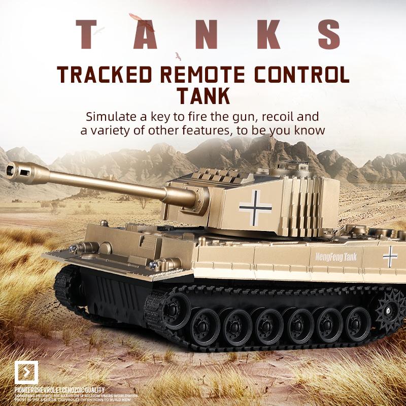 New 9 Channel RC Tank Military War Battle United States M1 Leopard 2 Remote Control Toy Car Tactical Model Electronic Toys for Boys Children