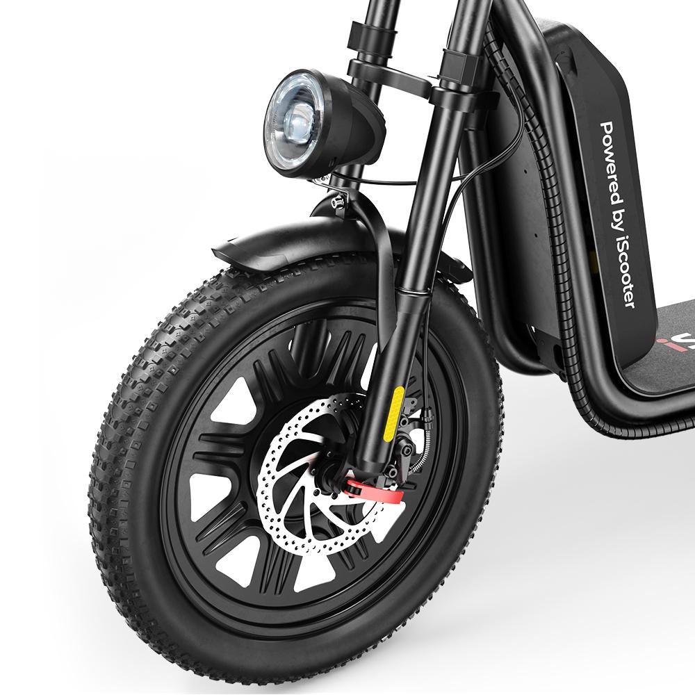 iScooter-F7 Electric Scooter 1000W 48V 50KM Range 45km/h 16 Inch Snow Tires Commuter Scooter