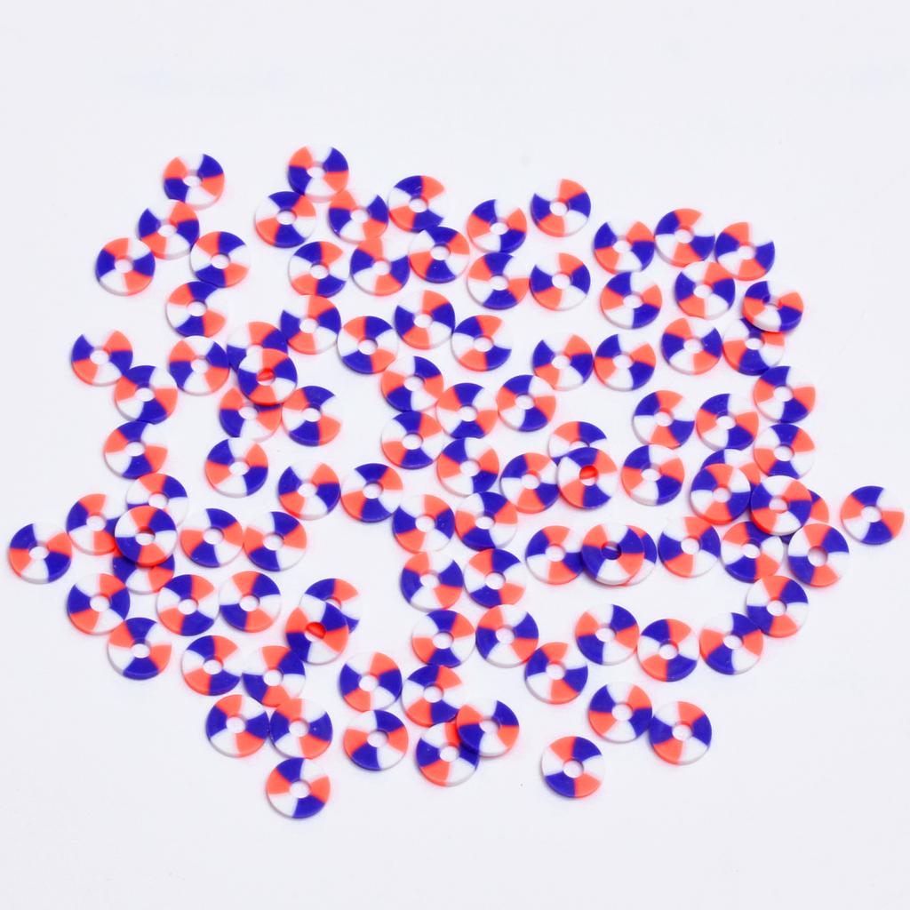 Плоские ювелирные изделия, аксессуары, материалы для самостоятельного изготовления, однотонное ожерелье, подходящие по цвету круглые свободные бусины, браслет ручной работы, брелки, 6 мм, прокладки, аксессуары