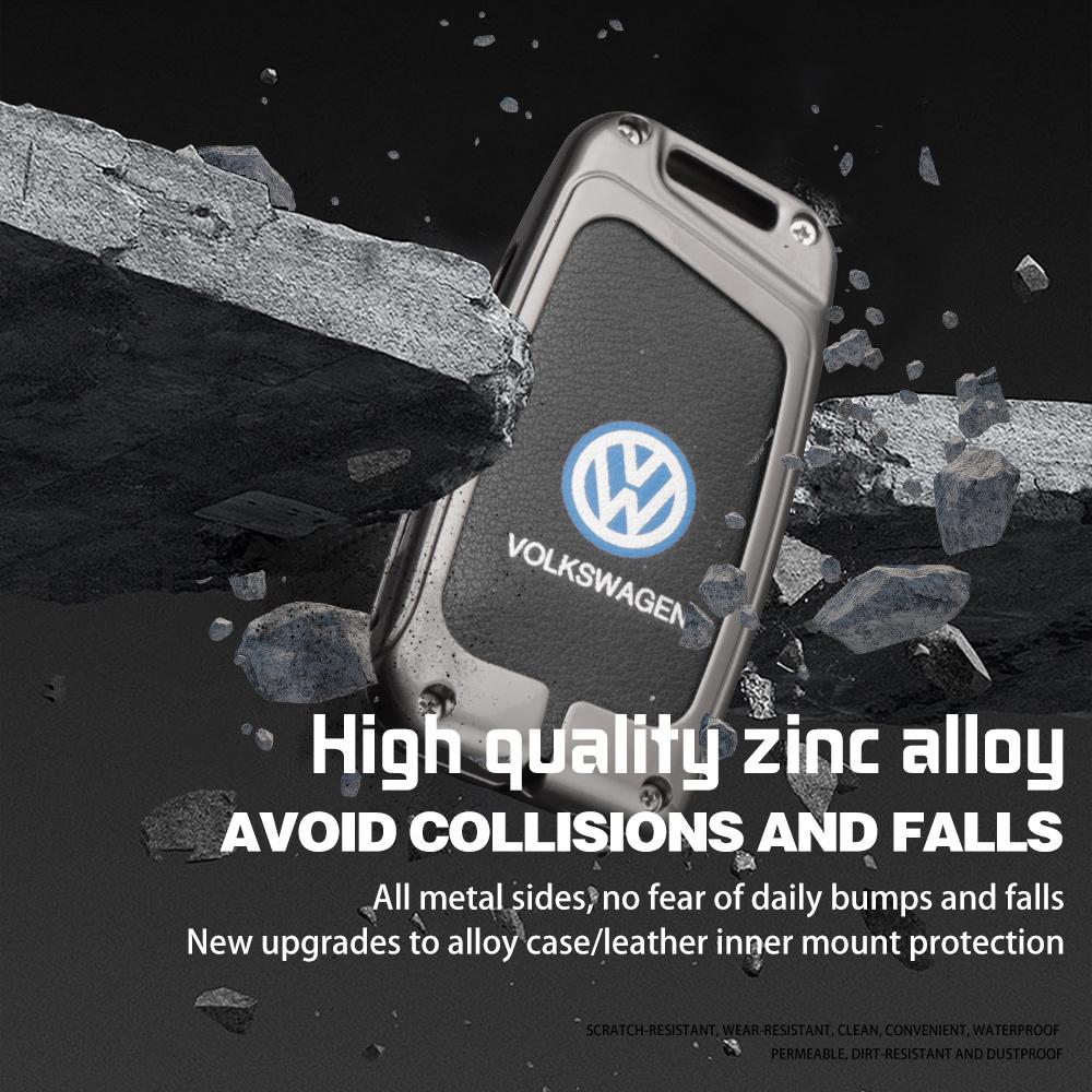 For VOLKSWAGEN VW Zinc Alloy Car Key Case Cover Key Protection Shell For VW Volkswagen Magotan Magotan GTE Passat B6 B7 B8 CC Ar
