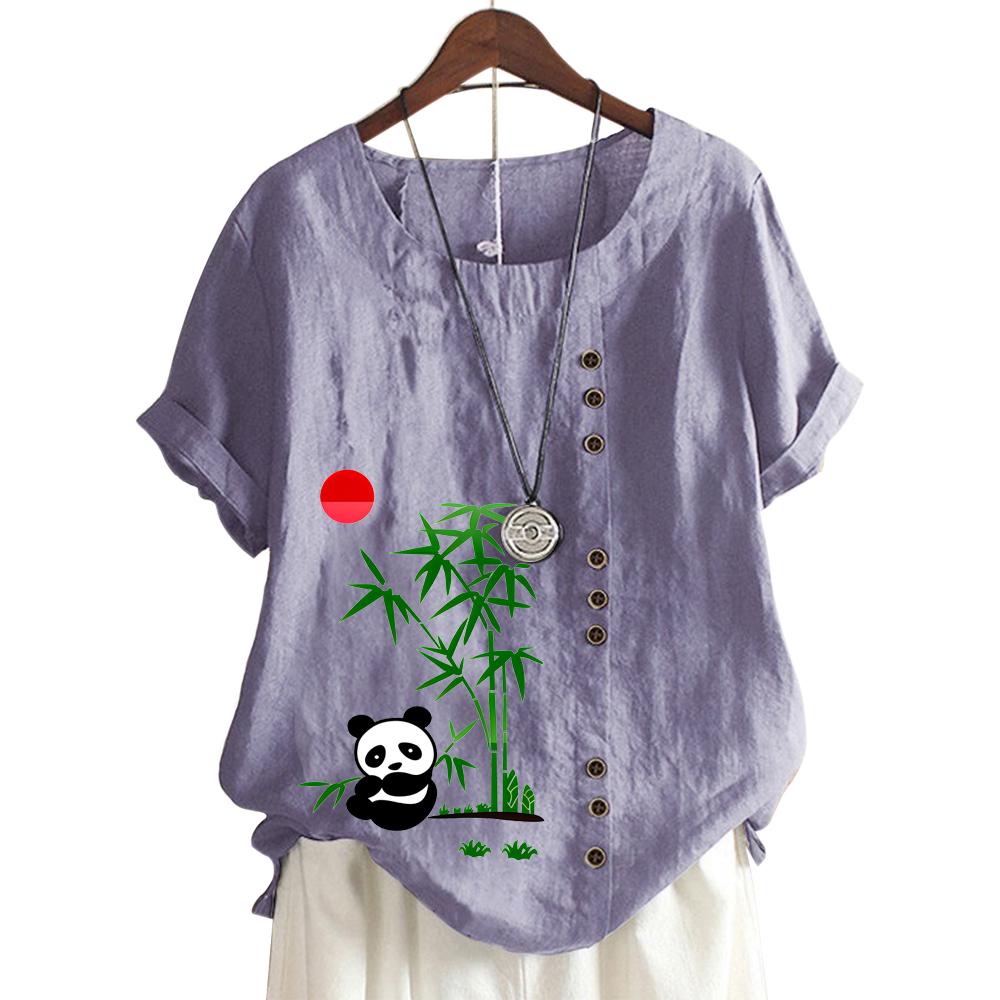 Женский хлопковый повседневный топ с круглым вырезом и короткими рукавами, 11 цветов